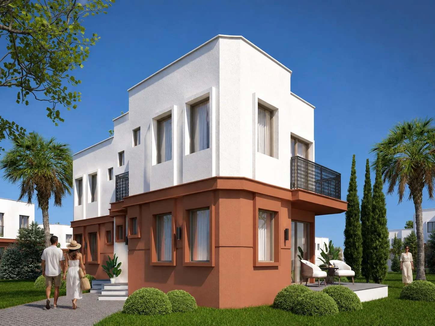 Kalkan Yapı Troya Villaları Körfez Mimarlık Dış Tasarım